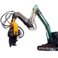 Quality Excavator Attachments Pile Hammer Vibro Hammer Mounted Excavator For Foundation for sale