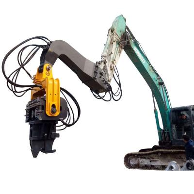China Excavator Attachments Pile Hammer Vibro Hammer Mounted Excavator For Foundation Pile à venda