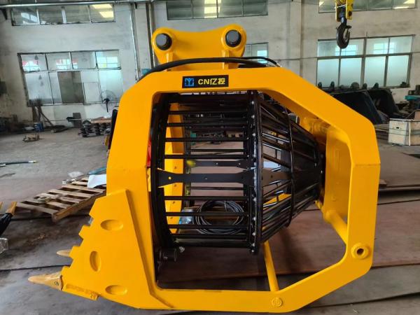 Quality Excavator Attachments Hydraulic Drum Screening Hopper Excavator Rotating for sale
