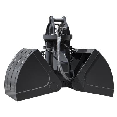 China Excavator Digger Excavator Attachments Clamshell Grab Bucket Shell Bucket Hydraulic Clamshell Excavator Bucket For Sale en venta