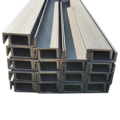 China Hot Rolled Carbon Steel U Beam Profiles ASTM A36 Q235 Ss400I Channel for sale