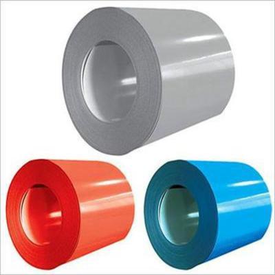 China Corrugated GI PPGI Colour Coated Sheet Galvanized Steel 50 Microns Zn/Az for sale