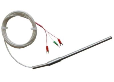China 6mm Dia Temperature Sensor Pt100 3 Wire RTD High Precision E J K Type for sale