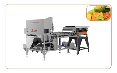 China Dehydrated Vegetable Infrared Sorting Machine Deep Learning AI Algorithms en venta
