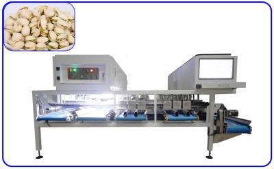 China Automatic 2 T/H Grading Sorting Machine 7KW Stainless Steel Pistachio Sorter for sale