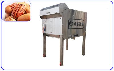China Stainless Steel Nuts Processing Machine 2KW Industrial Pecan Cracking Machine for sale