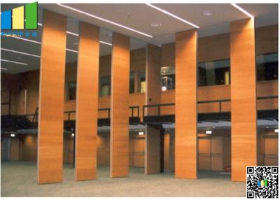 China Fabric Wooden Exhibition Partition Wall , Folding Operable Partition Walls for sale
