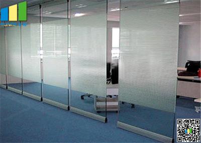 China Meeting Room Sliding Glass Partitions Walls for sale
