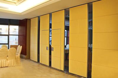 China 85 mm Thickness Sound Proofing Wooden Partition Walls With Aluminum Profile for sale