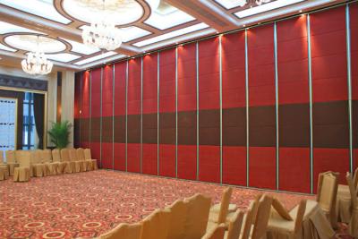 China Easy Installation Wood folding Partition Wall for Function Room Opening Style for sale
