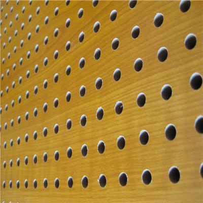 China KTV Perforated Wood Acoustic Panels MDF Soundproof Acoustic Board for sale