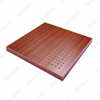 China Gymnasium Perforated Wood Acoustic Panels Sound Absorbing Perforated Mdf Panels for sale