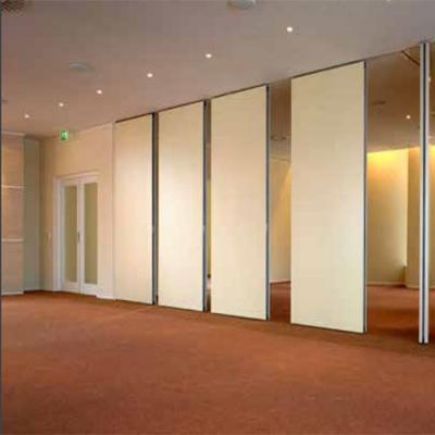 China Acoustic Folding Door Partition No Floor Track Sliding Folding Partition For Banquet Hall for sale