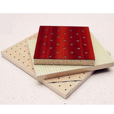 China Natural Wooden Perforated Acoustic Soundproofing Panels For Studio Room for sale