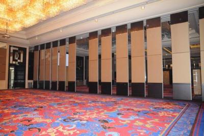 China Mobile Sound Proof Sliding Movable Partition Walls for Hotel Multi-purposed Hall for sale