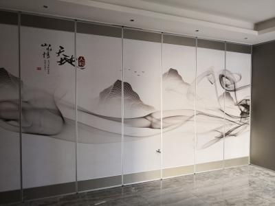 China Banquet Hall Sliding Sound Proof Partitions Singapore / Mobile Acoustic Partition Walls for sale