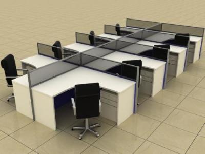 China Estação de trabalho modular flexível do escritório de Seater da posição livre 8 para o pessoal ISO9001 à venda