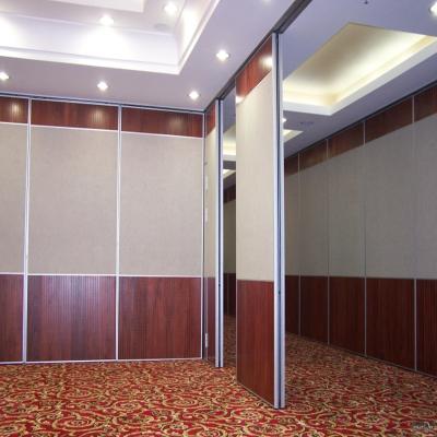 China College Classroom Sliding Folding Partitions Panel Thickness 85mm for sale