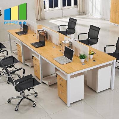 China 30mm Partition Panel Office Workstation Desk With Cubicles Standard Size for sale