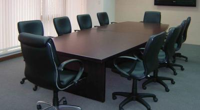 China Separações do mobiliário de escritório da melamina comercial do MFC/tabela conferência de madeira da sala de reuniões à venda