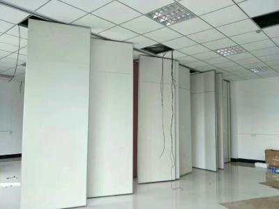 China Sliding Aluminium Track Roller Ballroom Sliding Wall Partitions / Acoustic Room Dividers for sale