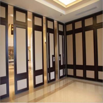 China Modern Soundproofing Panels Interior Doors Top Supported Sliding Door Movable Partition For Hotel for sale