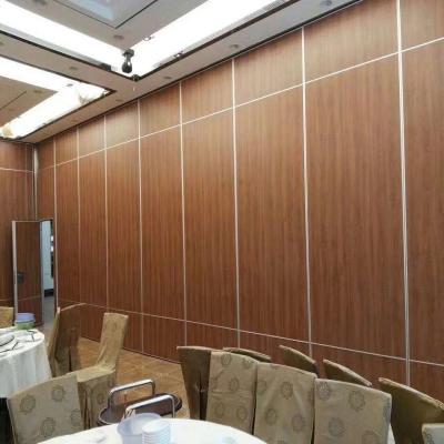 China Hotel Movable Wall Wooden Hanging Folding Banquet Hall Acoustic Partition Walls Thailand for sale