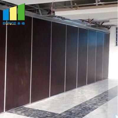 China Office Sound Proof Melamine Faced Board Sliding Partition Walls For Hotel for sale
