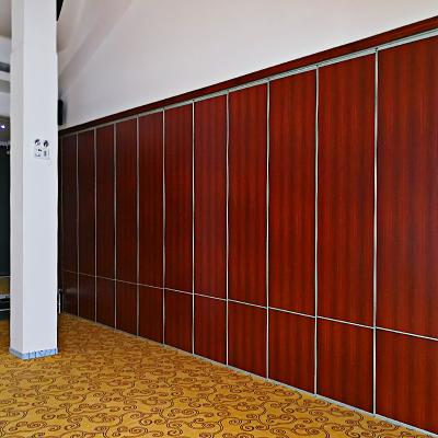 China Polyester Construction Material Hanging System Sound Proof Curtain Partition Walls For Hotel for sale