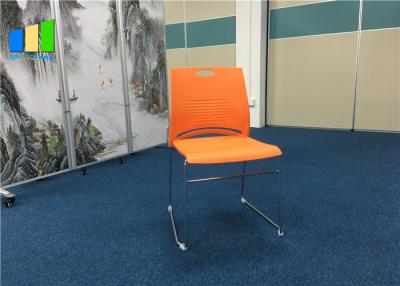 China Polypropylene Plastic Office Visitor Chair Customized Stackable Training Chairs for sale