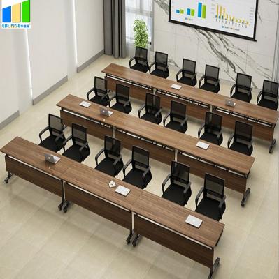 China Ebunge Meeting Training Room Tables Tops Desks Stackable Conference Tables for sale