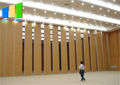 China Interior Wood Movable Temporary Sliding Wall Sound Proof Partition for sale