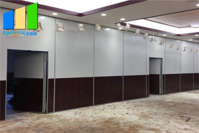China Five Star Hotel Soundproof Folding Partition Walls With Aluminum Tracks for sale