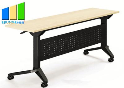 China Tabela de dobramento de madeira simples moderna da negociação do pessoal das tabelas de conferência da mesa de escritório à venda