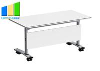 China Modern Office Room Simple Design Mobile Folding Training Tables With Metal Frame for sale