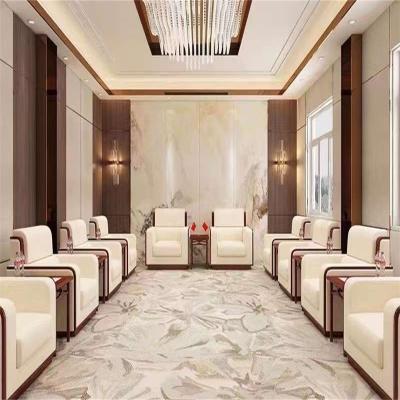 China Sofá elegante moderno do escritório de Rerecence Hall Lobby Lounge Area Leather à venda