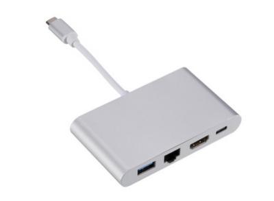 China Wireless 3 In 1 Powered Multifunction USB 3.0 HDMI Hub TPE Aluminum Alloy en venta