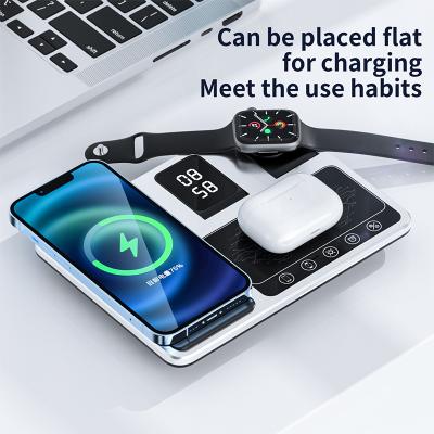 Chine Chargeur sans fil multifonctionnel quatre en un pour iPhone 15 14 13 12 11 Série Pro et Max à vendre