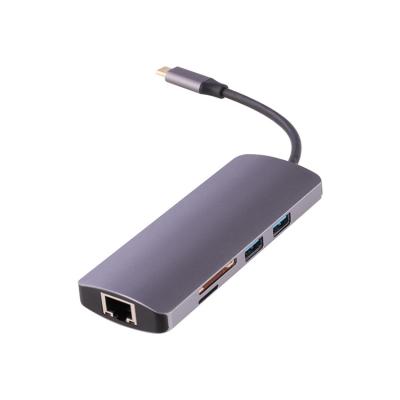 중국 Falwedi 7 In 1 4K 30Hz HDMI 다중 USB 유형 C 허브 판매용