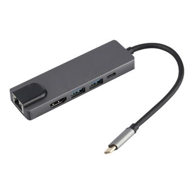 China Estación de acoplamiento ultrarrápida de Gigabit Ethernet USB C del ordenador portátil en venta
