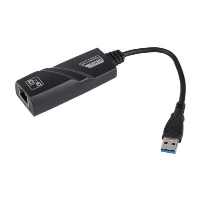 China USB 3.0 TO RJ45 Ethernet 15cm Length Cable USB Lan Adapter for sale