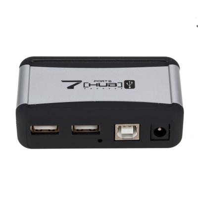 China Mobile Devices Type C 7 Port Mouse Kb USB 2.0 Hub for sale