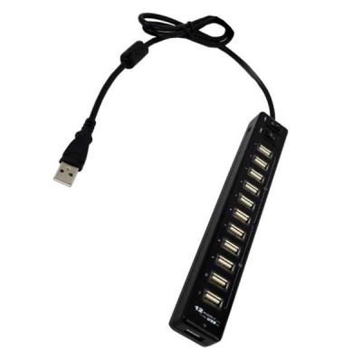 China 12 Port LED Indicator Computer 480Mbps USB 2.0 Hub for sale
