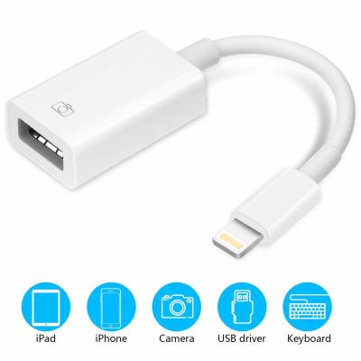 China 2 In 1 Quick Charge USB 2.0 AF Lightning Adapter Cord for sale