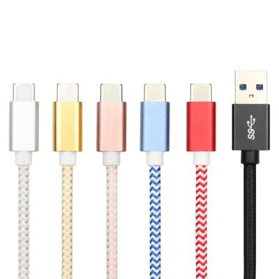 China Cable de carga niquelado del paladio USB C de 3,1 metales de 1 metro en venta