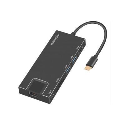 China 5 Gbps 4K HDMI TF Card Reader USB C Docking Station for sale