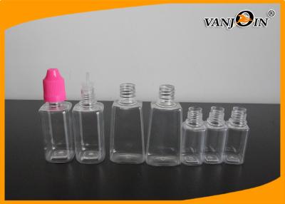 China Las botellas líquidas del E-cig plástico cuadrado, plástico del E-cigarrillo embotellan 8ml - tamaño modificado para requisitos particulares 30ml en venta
