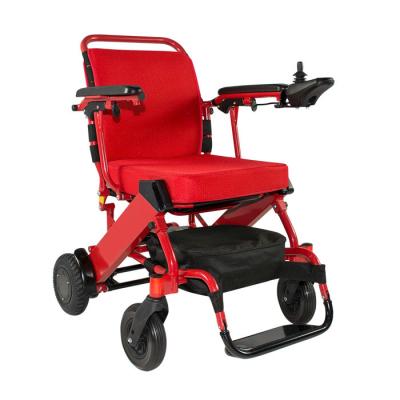 China Portable Light Weight Handicapped Folding Electric Power Wheelchair for sale