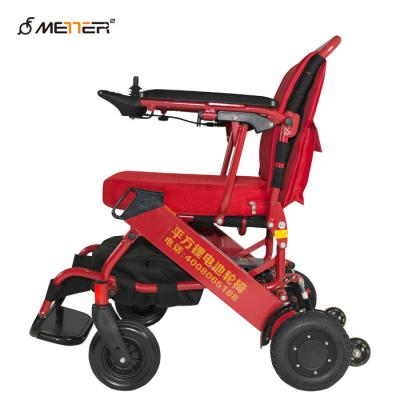 China Battery Powered 39.68Lb Folding Lightweight Wheelchair for sale