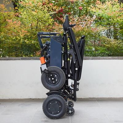 China Lithium Ion Battery Folding Electric Wheelchair Portable for sale